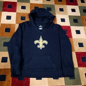 Women's Fanatics New Orleans Saints Hoodie. Black Size XXL. Like New